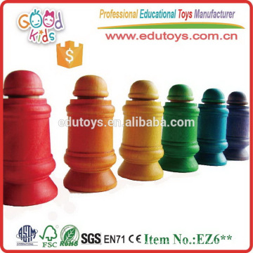 2015 Hot Selling Hide N Seek Ensemble de jeunes enfants de quartier Cute Wooden Figure